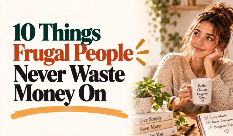 10 Things Frugal People Never Waste Money On