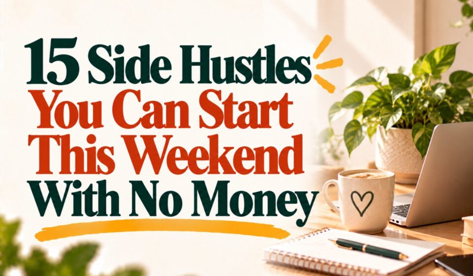 15 Side Hustles You Can Start This Weekend With No Money