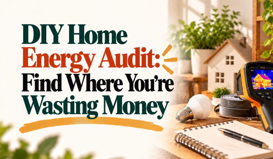 DIY Home Energy Audit: Find Where You're Wasting Money