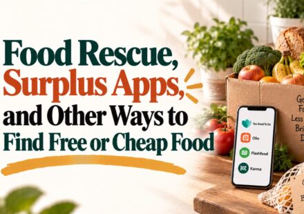 Food Rescue, Surplus Apps, and Other Ways to Find Free or Cheap Food