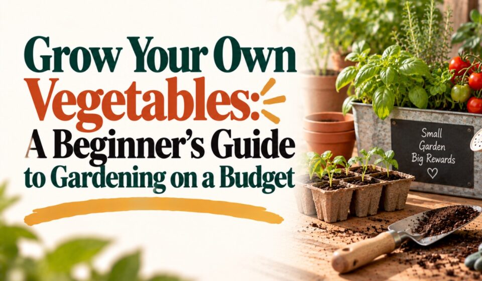 Grow Your Own Vegetables: A Beginner's Guide to Gardening on a Budget