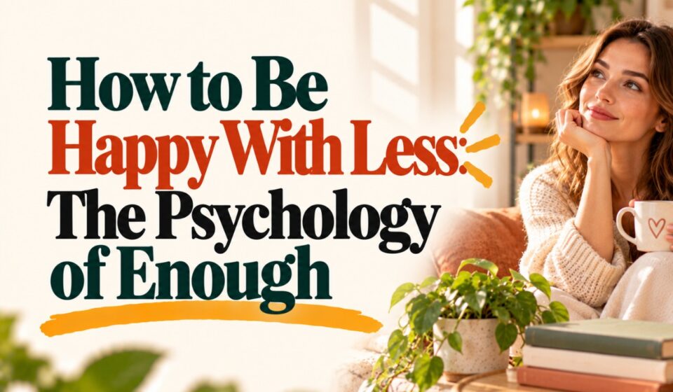 How to Be Happy With Less: The Psychology of Enough