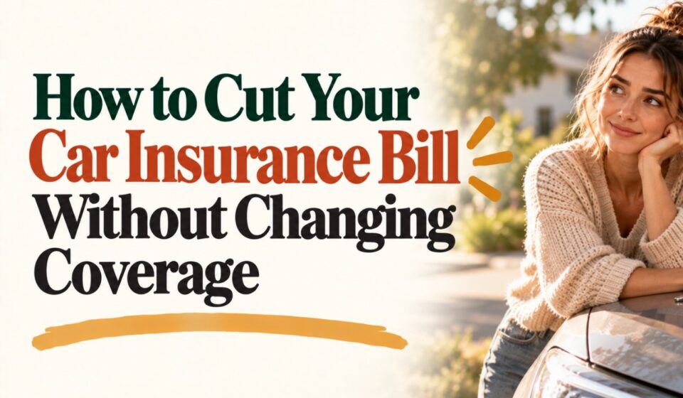 How to Cut Your Car Insurance Bill Without Changing Coverage