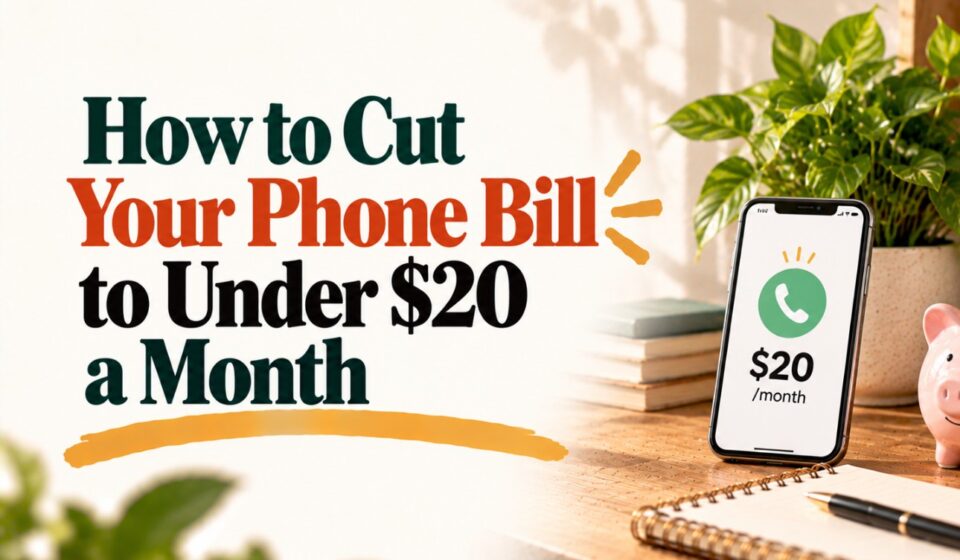 How to Cut Your Phone Bill to Under $20 a Month