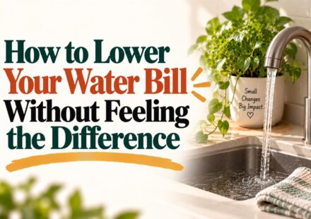 How to Lower Your Water Bill Without Feeling the Difference