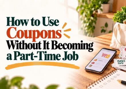 How to Use Coupons Without It Becoming a Part-Time Job