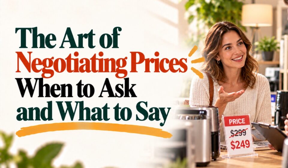 The Art of Negotiating Prices: When to Ask and What to Say