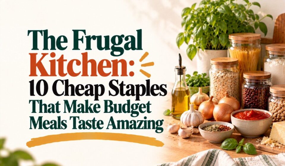 The Frugal Kitchen: 10 Cheap Staples That Make Budget Meals Taste Amazing