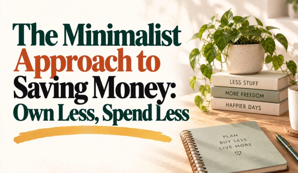 The Minimalist Approach to Saving Money: Own Less, Spend Less