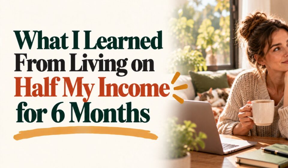 What I Learned From Living on Half My Income for 6 Months