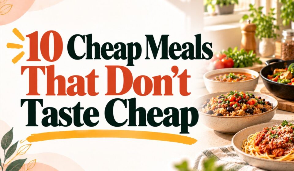 10 Cheap Meals That Don't Taste Cheap