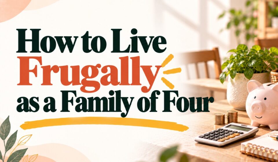 How to Live Frugally as a Family of Four