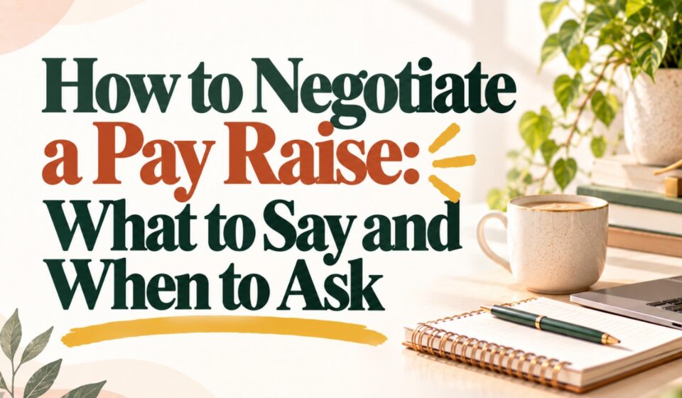 How to Negotiate a Pay Raise: What to Say and When to Ask