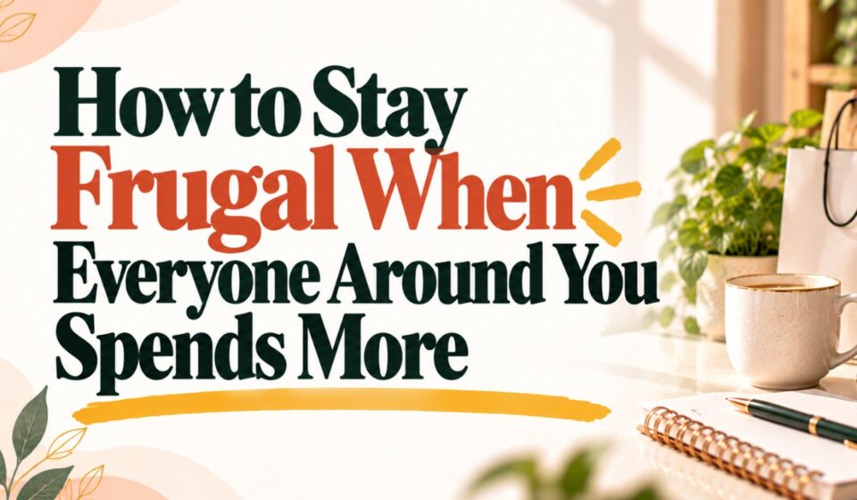 How to Stay Frugal When Everyone Around You Spends More