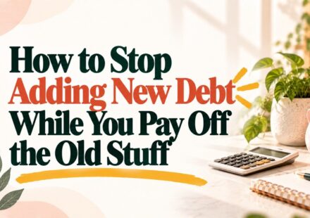 How to Stop Adding New Debt While You Pay Off the Old Stuff
