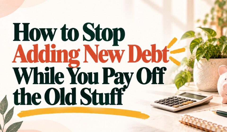 How to Stop Adding New Debt While You Pay Off the Old Stuff