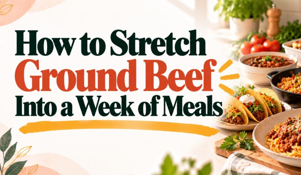 How to Stretch Ground Beef Into a Week of Meals