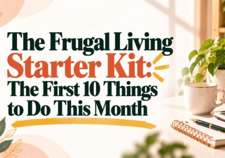 The Frugal Living Starter Kit: The First 10 Things to Do This Month