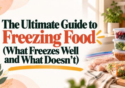 The Ultimate Guide to Freezing Food (What Freezes Well and What Doesn't)