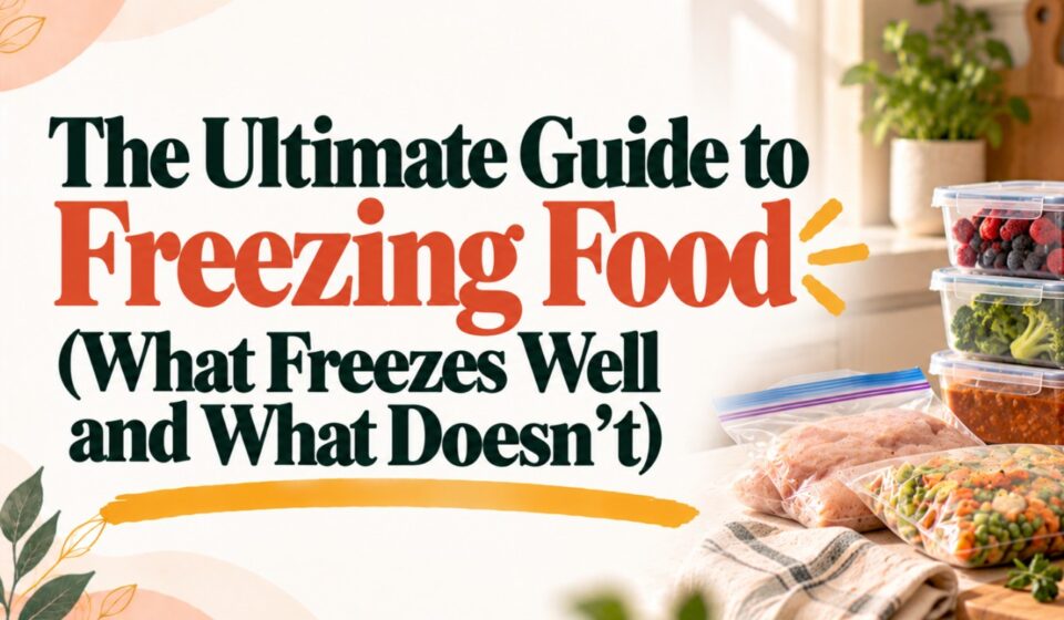 The Ultimate Guide to Freezing Food (What Freezes Well and What Doesn't)